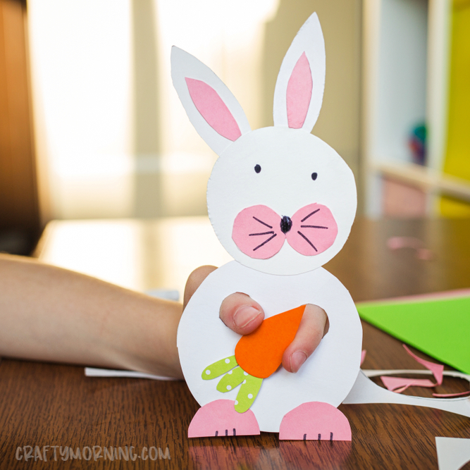 Easter Bunny Finger Puppet