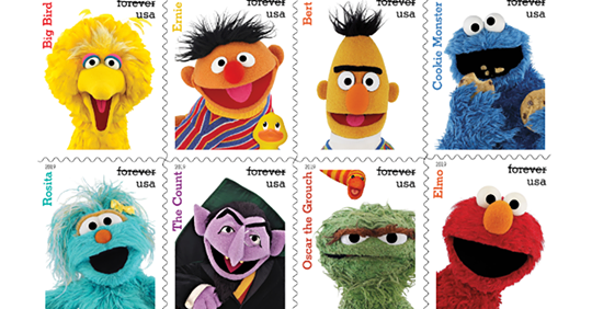 Postal Service to Release 'Sesame Street' Stamps in Honor of Show's 50th Anniversary