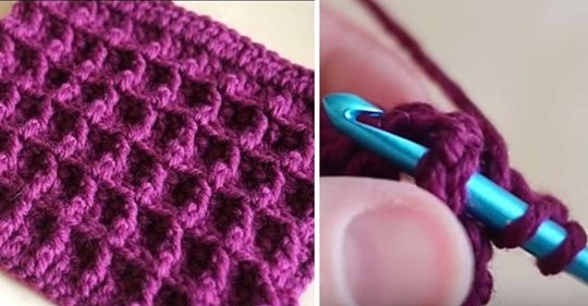 Learn the technique for the gorgeous waffle stitch with this step-by-step video tutorial
