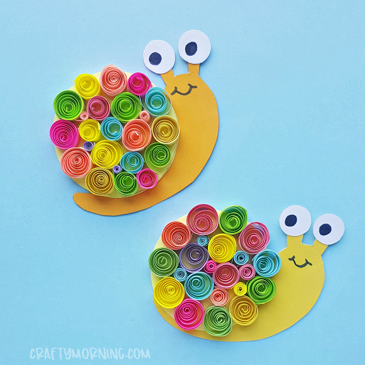 Quilled Paper Snail Craft