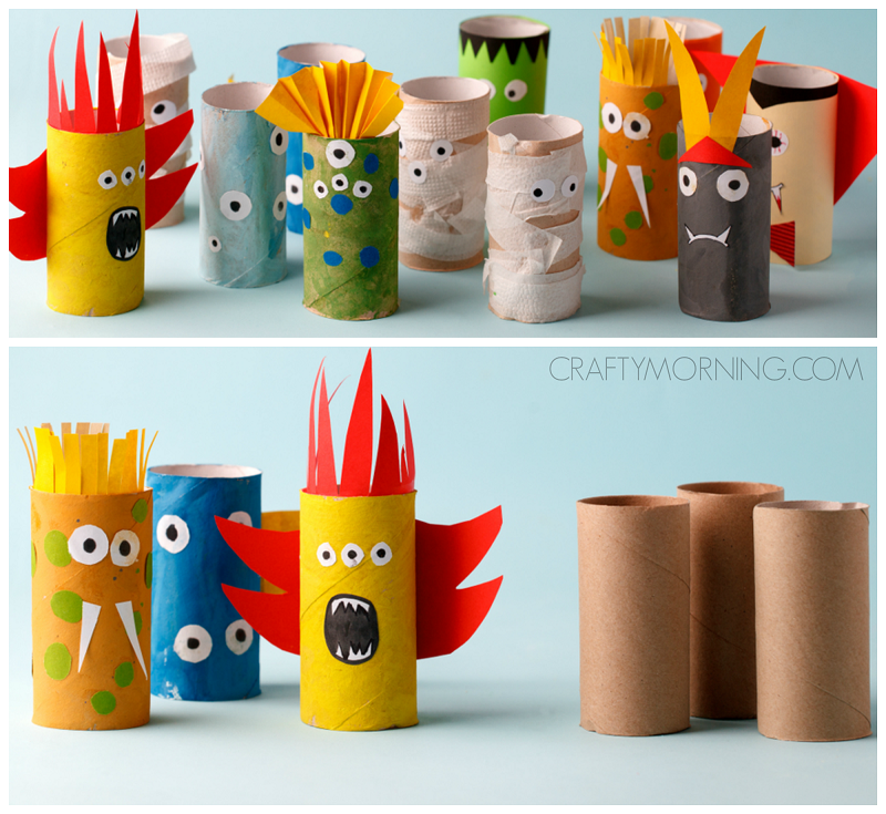 Toilet Paper Roll Characters Crafty Morning