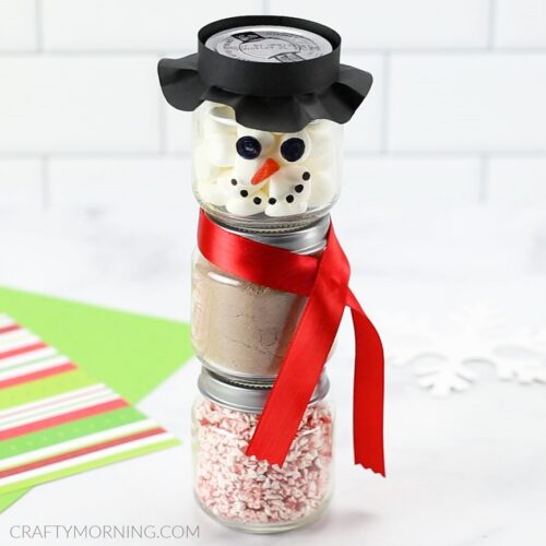 Popsicle Stick Snowman Hat Ornaments - Crafty Morning