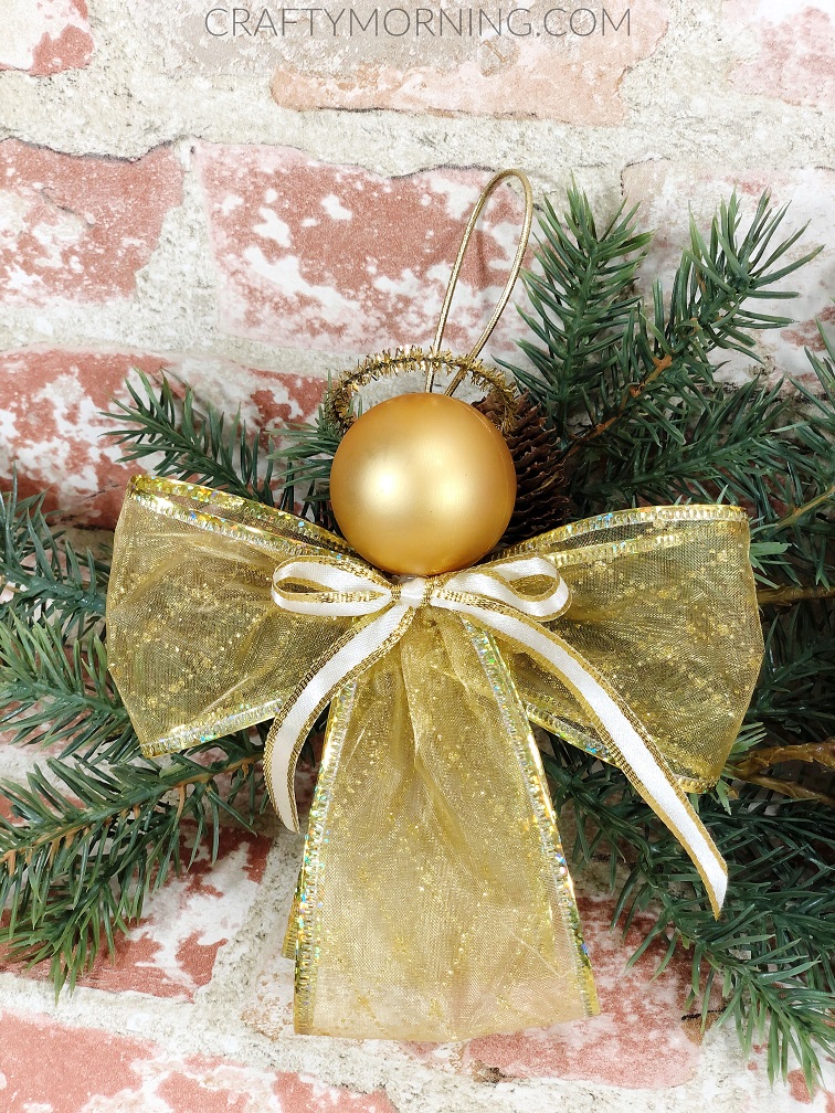 How to Make Ribbon Angel Ornaments