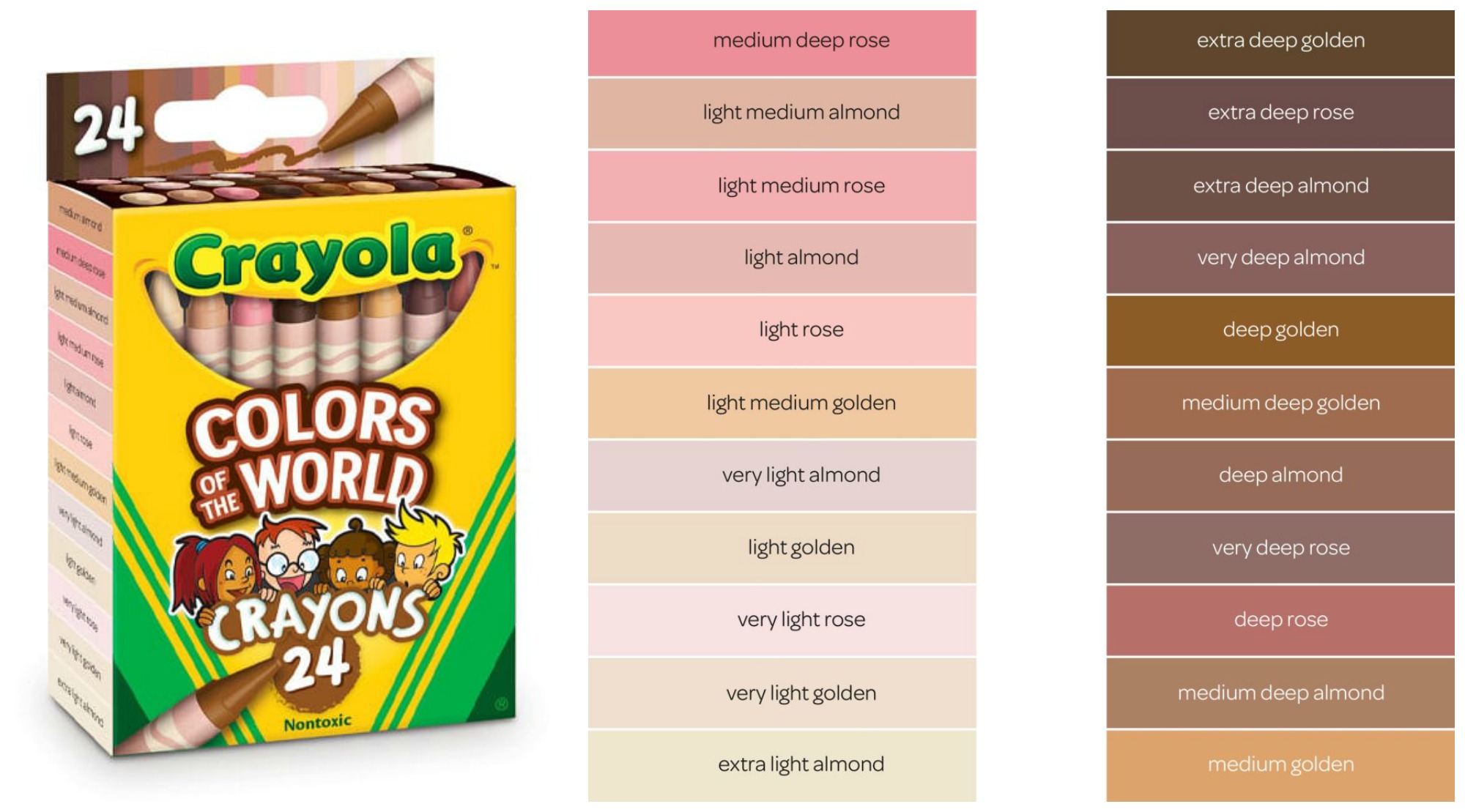 Crayola’s Releasing ‘Colors of the World’ Crayon Box Including 24 New Skin Tone Shades
