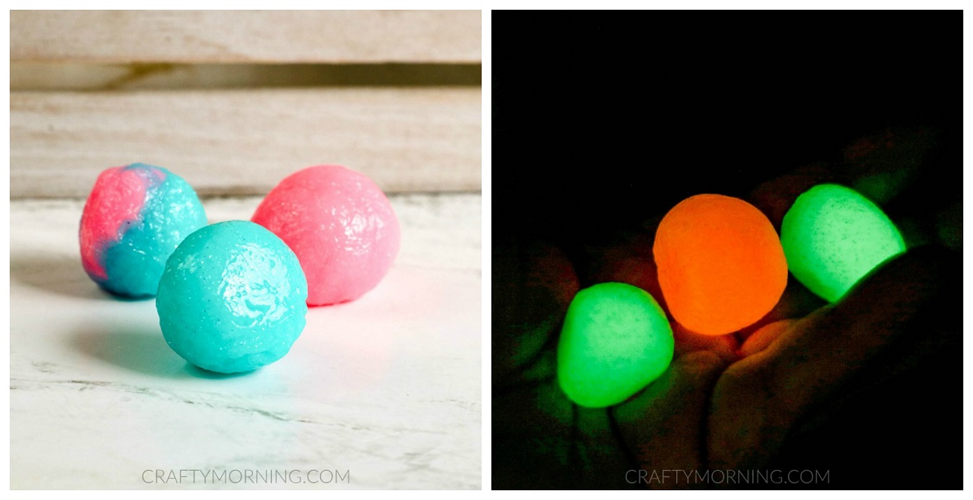DIY Glow in the Dark Bouncy Balls