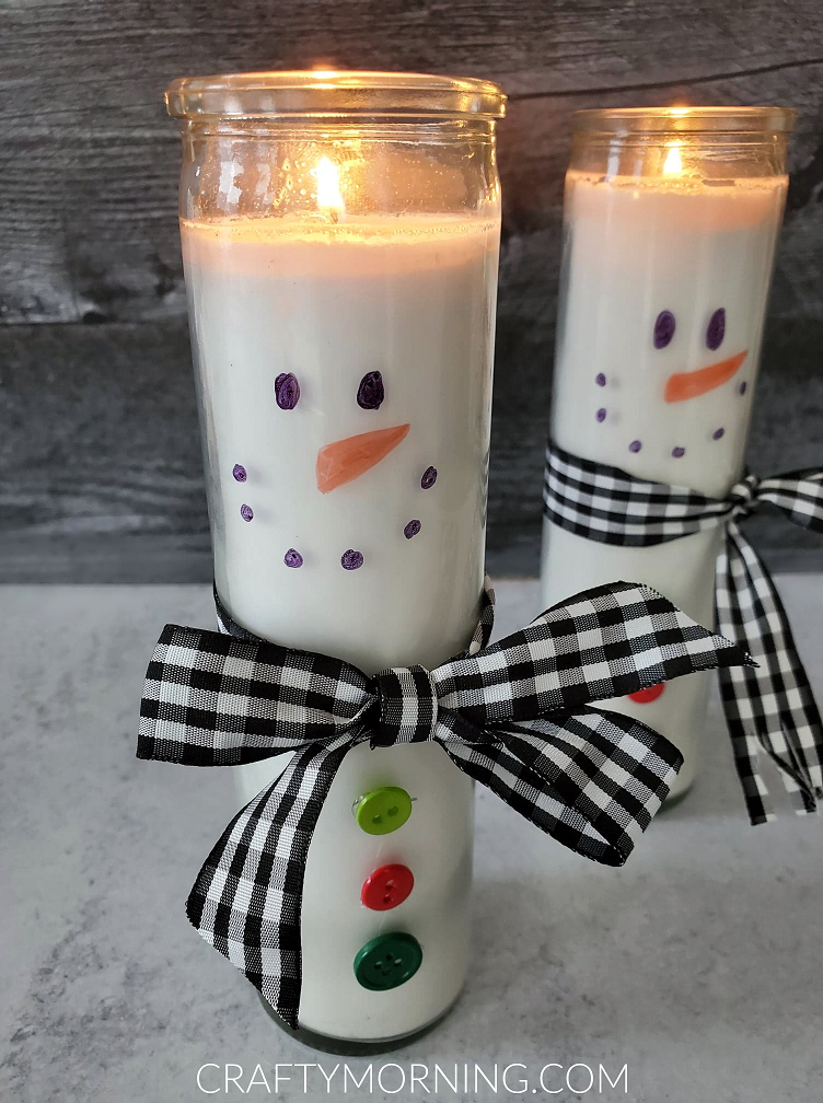 Reversible Dollar Tree Candles (Ghost &Snowman)