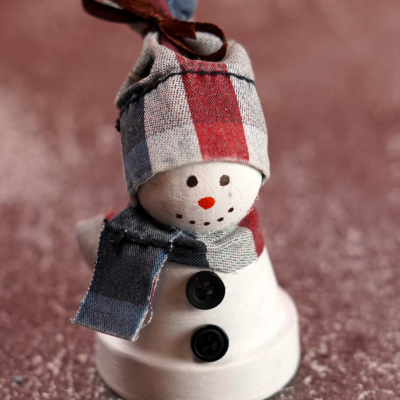 Clay Pot Snowman Craft - Crafty Morning