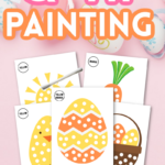 Easter Q-Tip Painting Printables