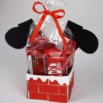 Santa in the Chimney Gift Box