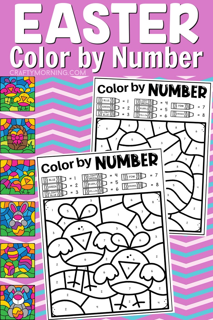 Easter Color by Number Printable (Free PDF Download)