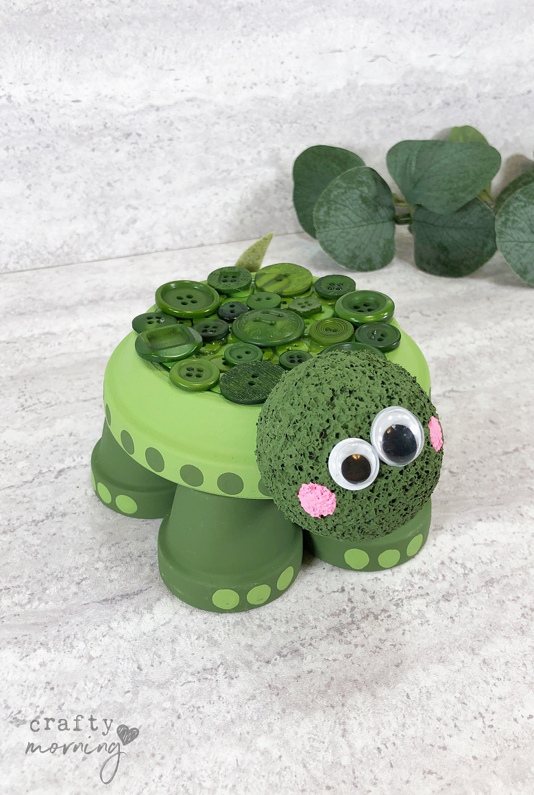 Flower Pot Turtle Craft