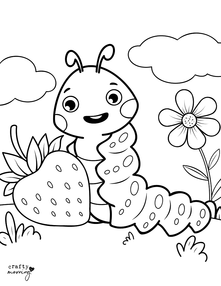 pretty coloring pages for kids