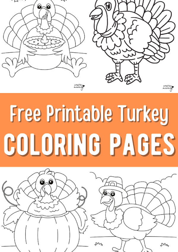 Free Turkey Coloring Pages to Print