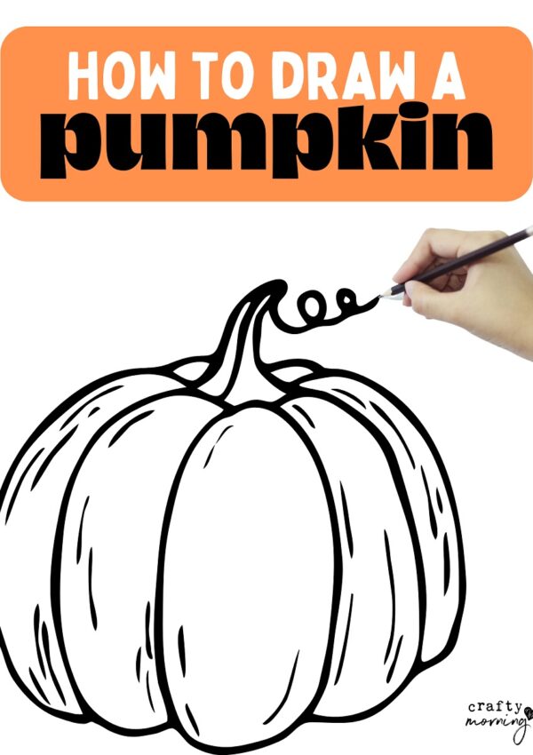How to Draw a Pumpkin (Easy Step by Step)