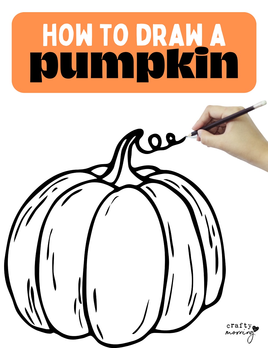 Drawing Pumpkin Faces for Halloween