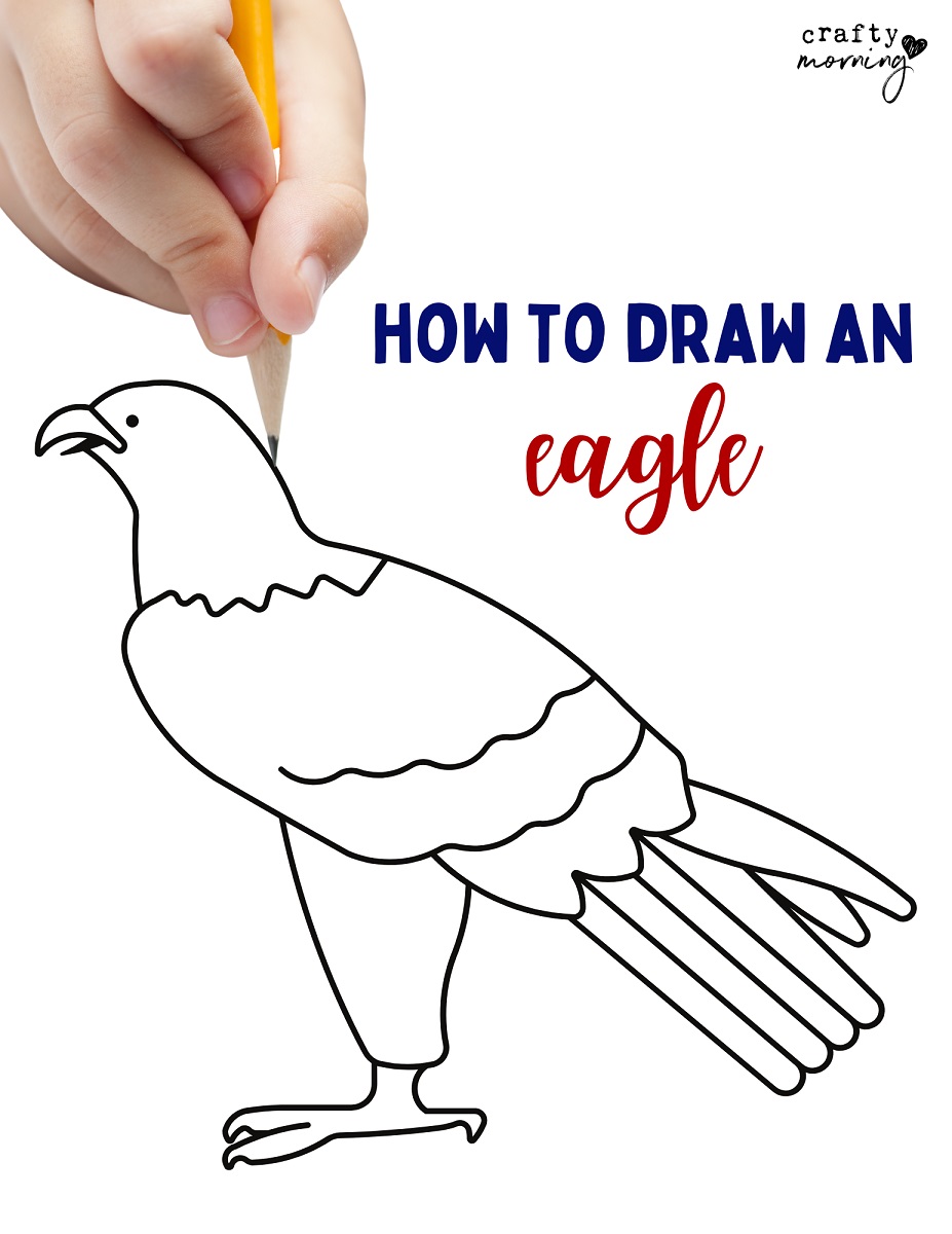 Eagle Drawing  Sketches For Kids  Kids Art  Craft