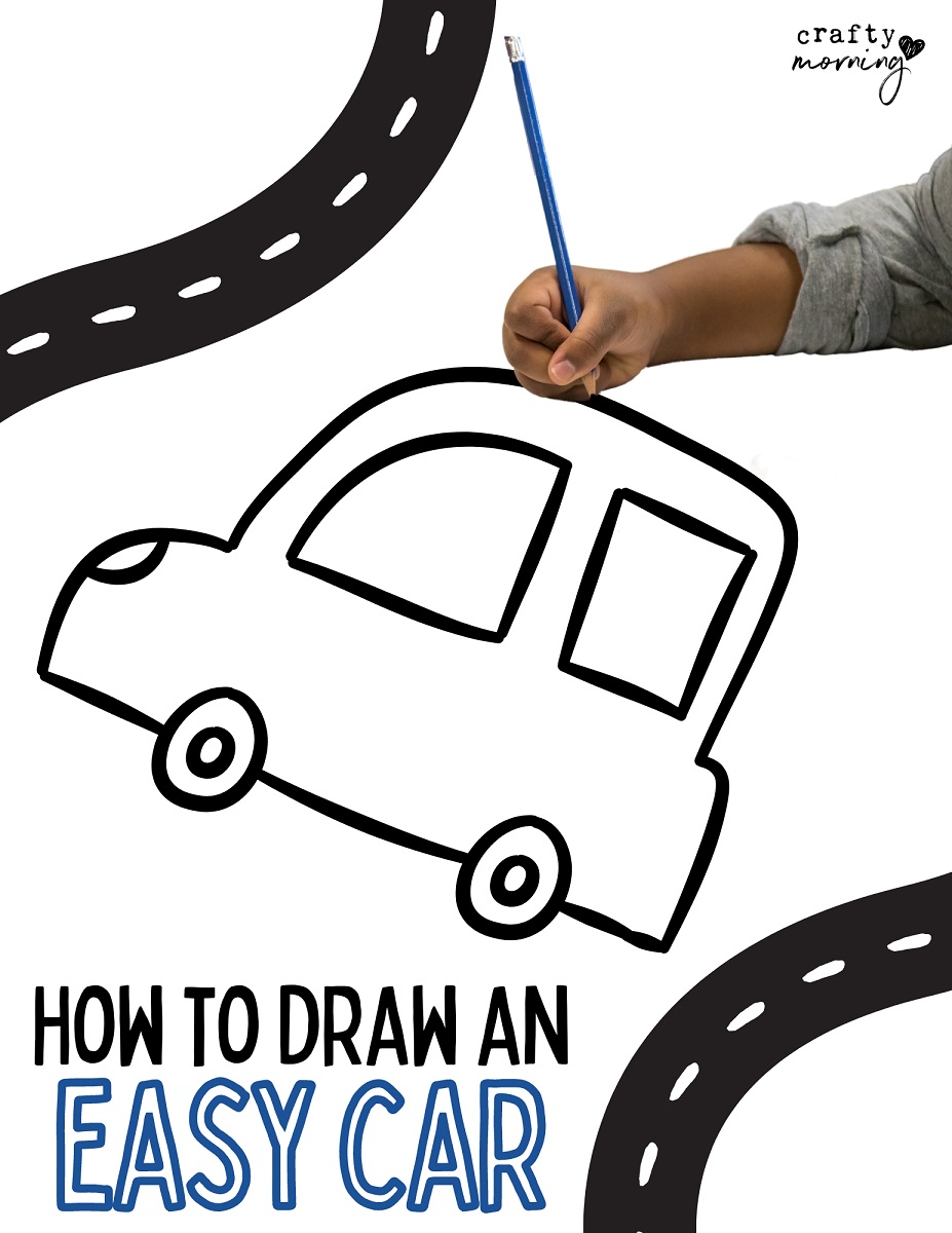 How to Draw a Car (Easy Step by Step) Crafty Morning