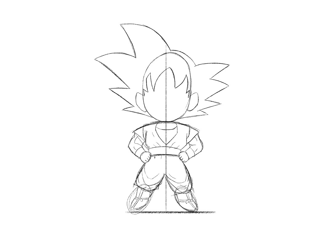 How to Draw Goku - Crafty Morning