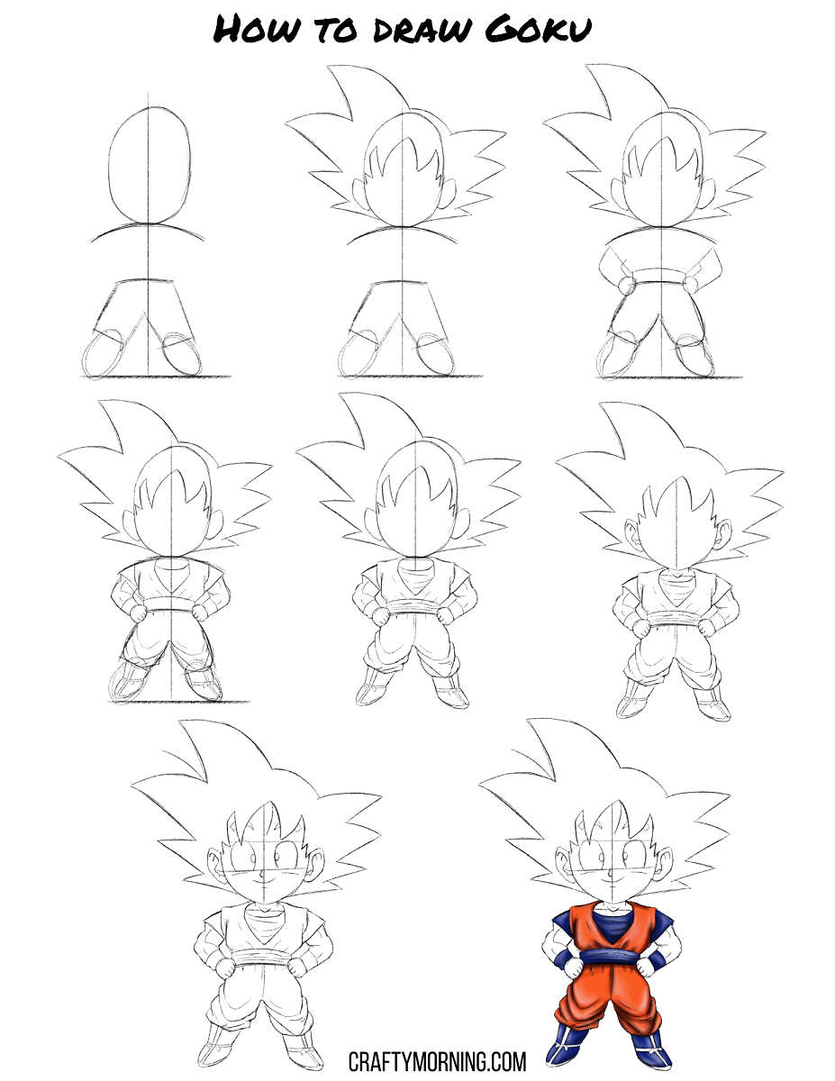 How to Draw Goku and Vegeta || Dragon Ball Drawing-saigonsouth.com.vn