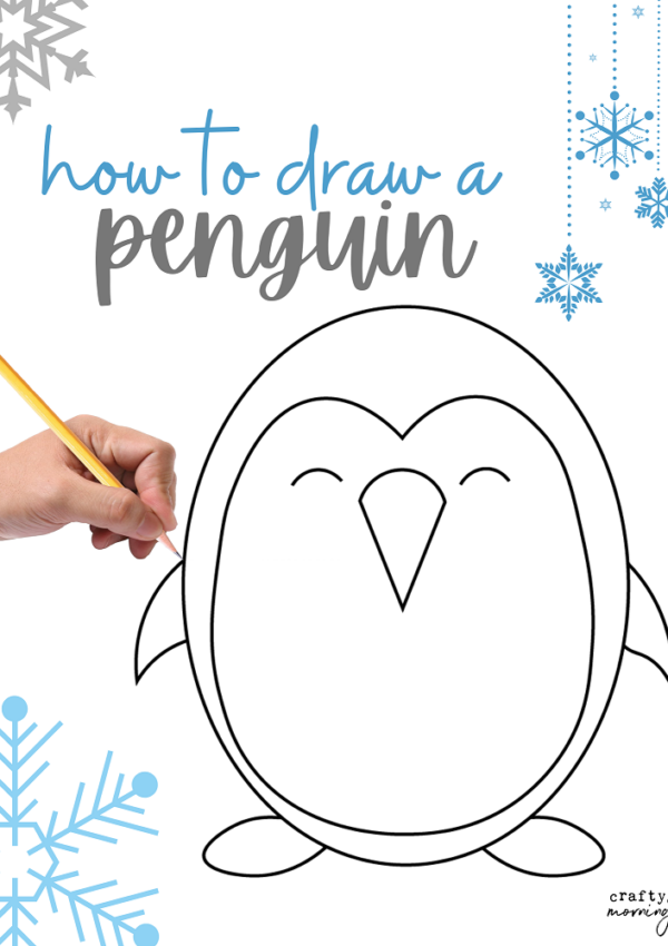 How to Draw a Penguin (Easy for Kids)
