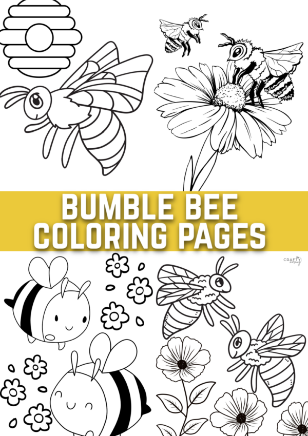 Bee Coloring Pages to Print