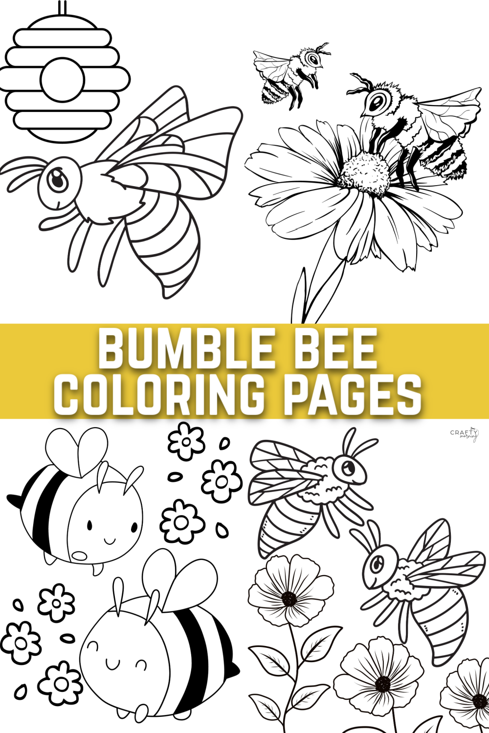 Bee Coloring Pages: Perfect for Homeschooling or Entertaining