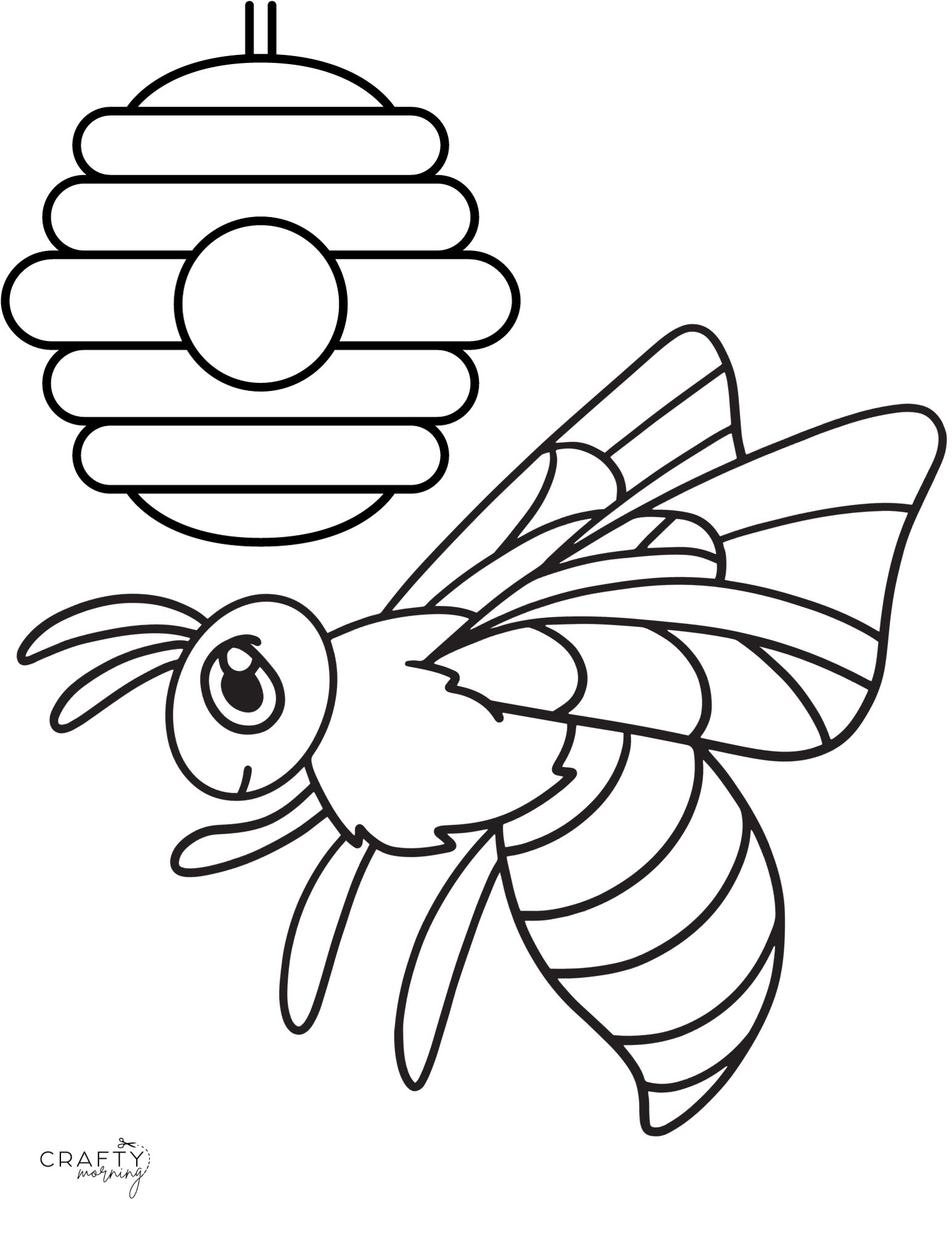 realistic bee coloring pages