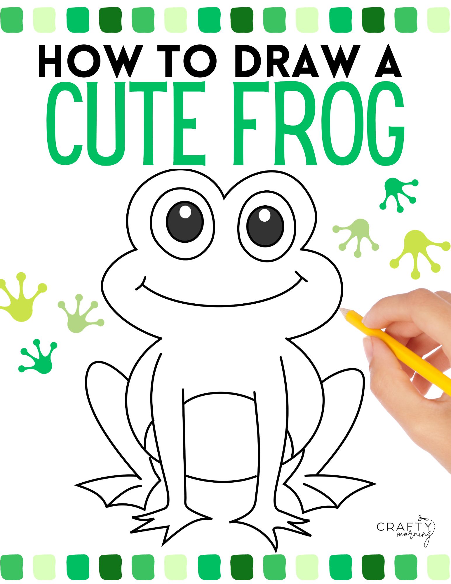How To Draw a Frog - EASY Drawing Tutorial!-saigonsouth.com.vn