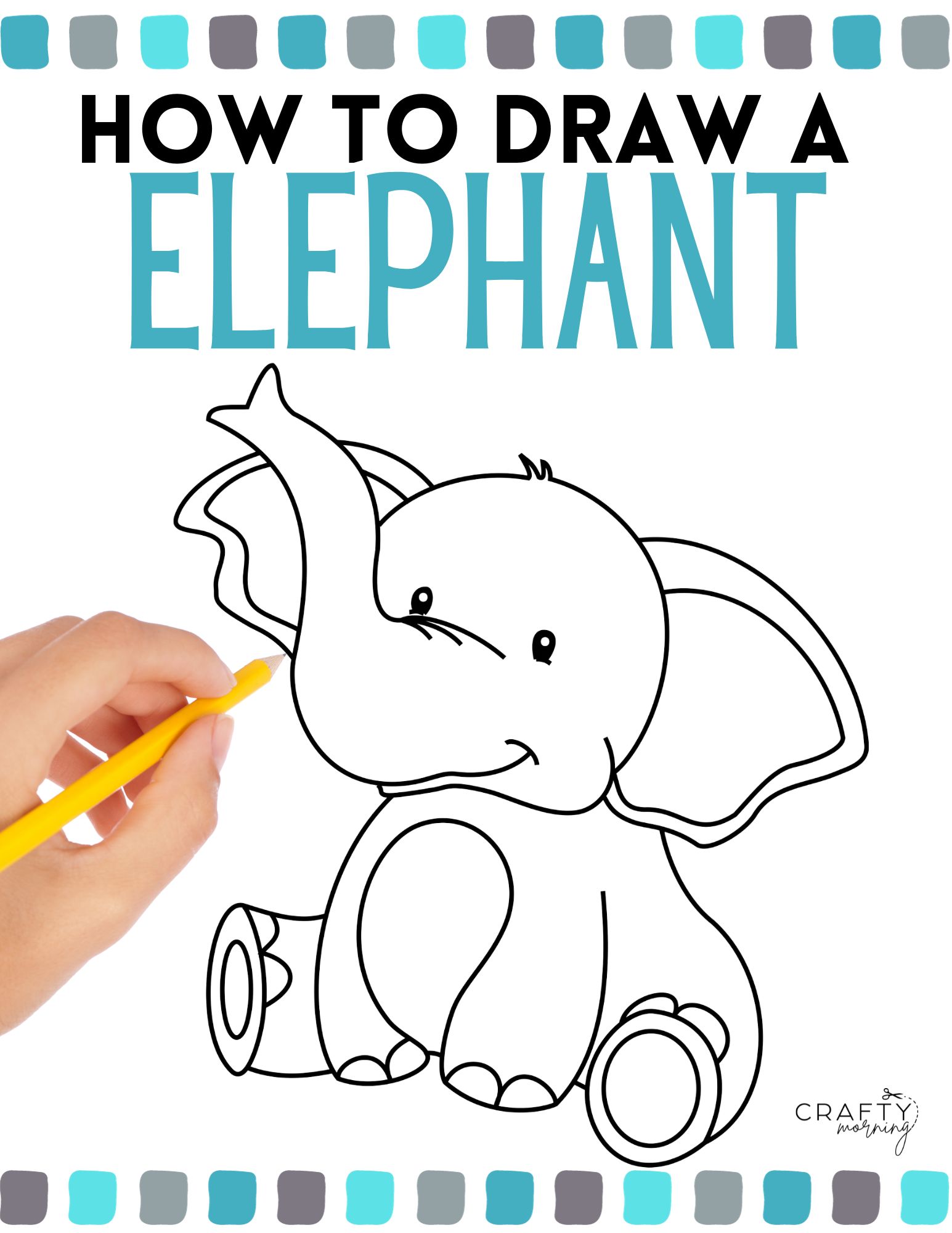 Simple elephant drawing outline HD wallpaper | Pxfuel-saigonsouth.com.vn
