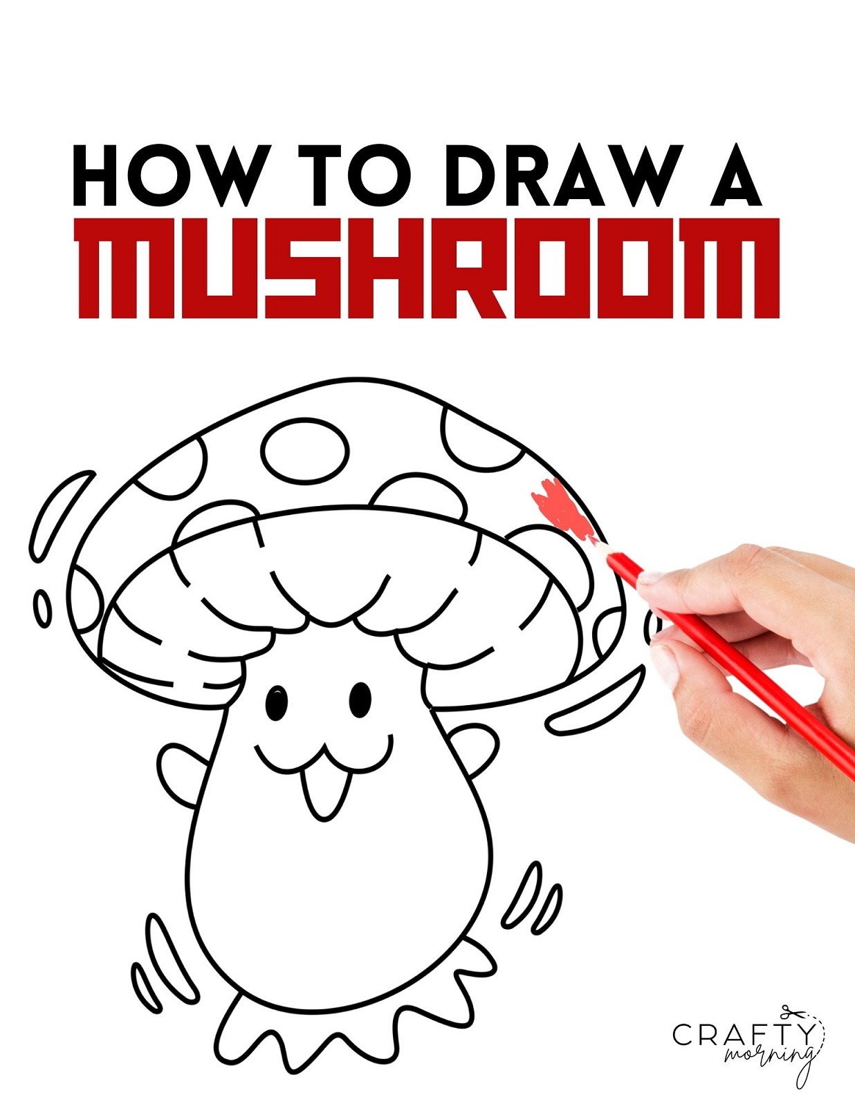 Mushroom Drawing and Coloring Painting For Kids I How To Draw A Mushroom -  YouTube