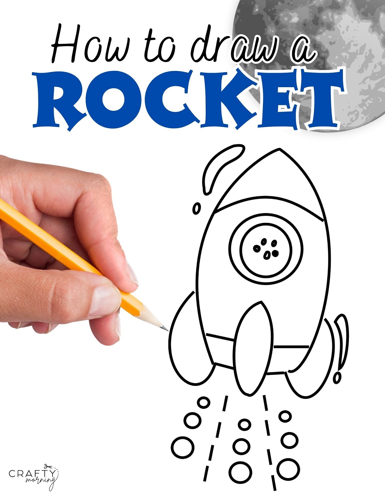 How to Draw Rocket Ship Step by Step for Kids Easy #rocket #drawing  #drawinglessons #youtube #youtubechannel #kids #col… | Drawing for kids,  Drawings, Easy drawings