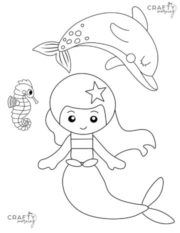 How to Draw a Mermaid - Crafty Morning