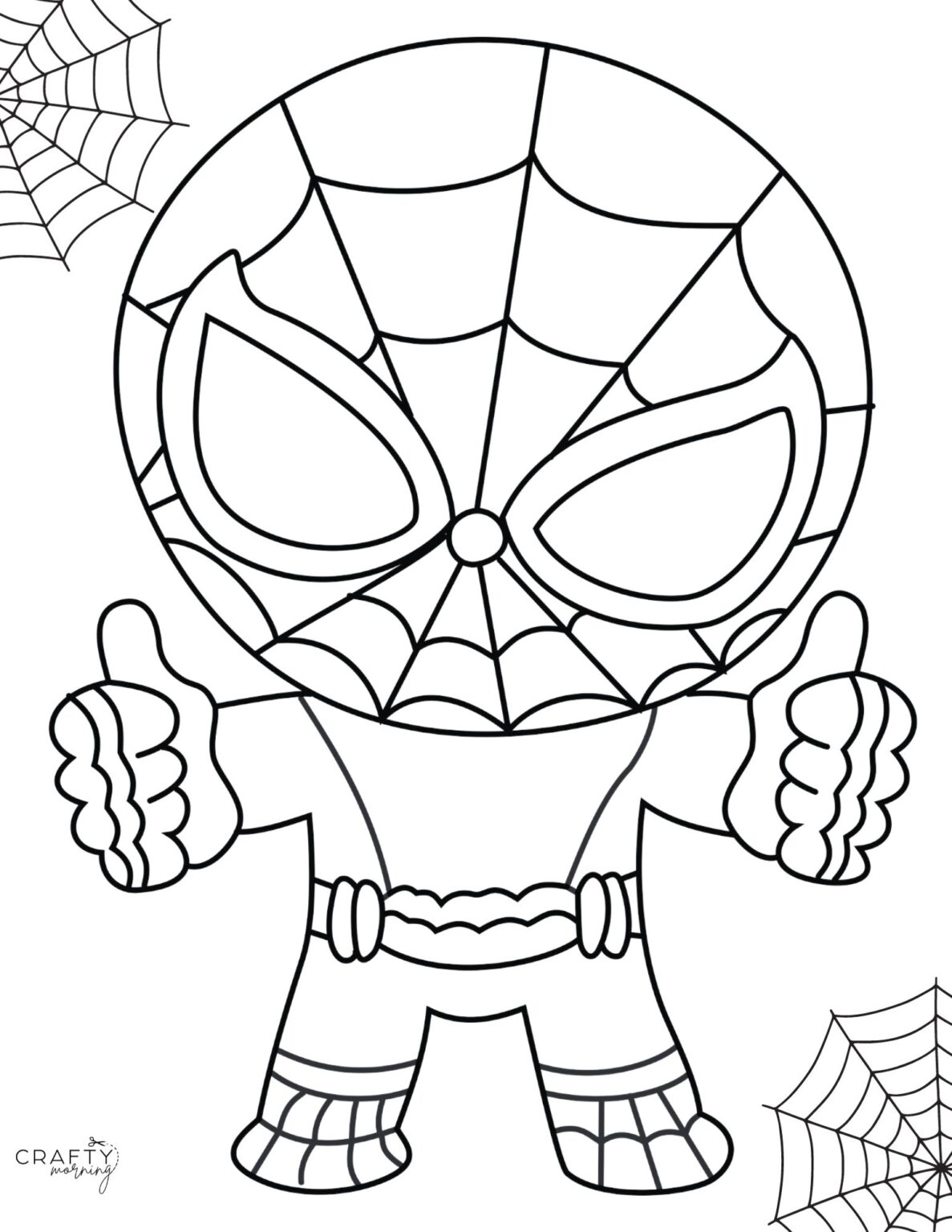 How to Draw Spiderman for Kids - Crafty Morning