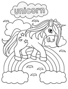 Free Rainbow Coloring Pages to Print - Crafty Morning